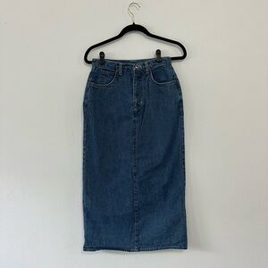St. John's Bay Classic Blue Denim Skirt